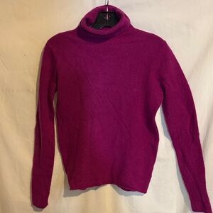 Halogen Fuchsia Turtleneck Sweater